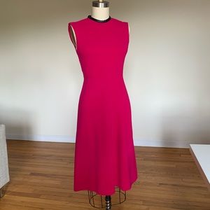 Yigal Azrouel Fuchsia Midi Dress, size 0